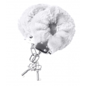 Наручники с белой меховой опушкой - ToyFa - купить с доставкой в Рыбинске