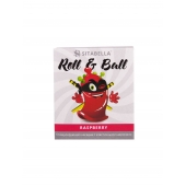 Стимулирующий презерватив-насадка Roll   Ball Raspberry - Sitabella - купить с доставкой в Рыбинске