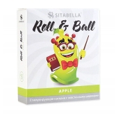 Стимулирующий презерватив-насадка Roll   Ball Apple - Sitabella - купить с доставкой в Рыбинске