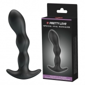 Черный анальный стимулятор простаты с вибрацией Special Anal Massager - 14,5 см. - Baile - в Рыбинске купить с доставкой