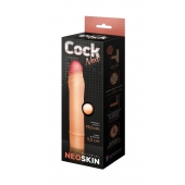 Телесная насадка-удлинитель из неоскин - 19,5 см. - LOVETOY (А-Полимер) - в Рыбинске купить с доставкой