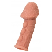 Насадка на фаллос с пузыриками, венками и ребристостью KOKOS Extreme Sleeve 09 - 12,7 см. - KOKOS - в Рыбинске купить с доставкой