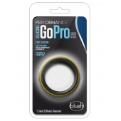 Черно-желтое силиконовое эрекционное кольцо Silicone Go Pro Cock Ring - Blush Novelties - в Рыбинске купить с доставкой