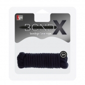 Чёрная веревка для связывания BONDX LOVE ROPE - 5 м. - Dream Toys - купить с доставкой в Рыбинске