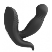 Черный вибромассажер простаты PROSTATE HERO - Dream Toys - в Рыбинске купить с доставкой