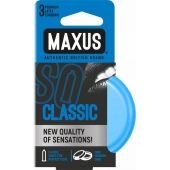 Классические презервативы в железном кейсе MAXUS Classic - 3 шт. - Maxus - купить с доставкой в Рыбинске
