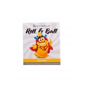 Стимулирующий презерватив-насадка Roll   Ball Banana - Sitabella - купить с доставкой в Рыбинске