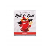 Стимулирующий презерватив-насадка Roll   Ball Cherry - Sitabella - купить с доставкой в Рыбинске