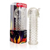 Закрытая прозрачная насадка на пенис Crystal Sleeve Faraon - 13,5 см. - Erowoman-Eroman - в Рыбинске купить с доставкой