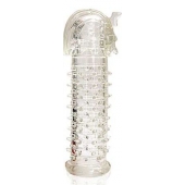 Закрытая прозрачная насадка на пенис Crystal Sleeve Faraon - 13,5 см. - Erowoman-Eroman - в Рыбинске купить с доставкой