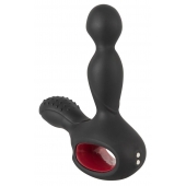 Черный вибромассажер простаты с нагревом и ротацией Prostate Plug - 14,5 см. - Orion - в Рыбинске купить с доставкой