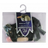 Черный пояс-трусики с двумя насадками Soft-Dolli - 16,5 и 10,5 см. - LOVETOY (А-Полимер) - купить с доставкой в Рыбинске