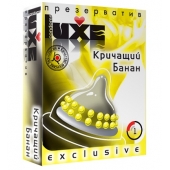 Презерватив LUXE  Exclusive  Кричащий банан  - 1 шт. - Luxe - купить с доставкой в Рыбинске