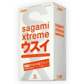 Ультратонкие презервативы Sagami Xtreme SUPERTHIN - 15 шт. - Sagami - купить с доставкой в Рыбинске