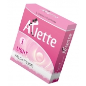 Ультратонкие презервативы Arlette Light - 3 шт. - Arlette - купить с доставкой в Рыбинске