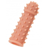 Телесная реалистичная насадка KOKOS Extreme Sleeve 03 с дополнительной стимуляцией - 12,7 см. - KOKOS - в Рыбинске купить с доставкой