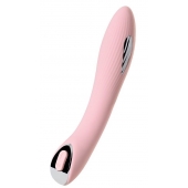 Розовый силиконовый вибратор с электростимуляцией TESLA G-POINT - 21 см. - ToyFa - купить с доставкой в Рыбинске