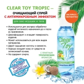 Очищающий спрей для игрушек CLEAR TOY Tropic - 100 мл. - Биоритм - купить с доставкой в Рыбинске