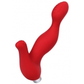 Красный силиконовый вибростимулятор простаты Proman - 12,5 см. - ToyFa - в Рыбинске купить с доставкой