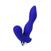 Синий силиконовый вибростимулятор простаты Stroman - 14,5 см. - ToyFa - в Рыбинске купить с доставкой