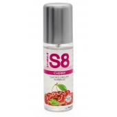 Смазка на водной основе S8 Flavored Lube со вкусом вишни - 125 мл. - Stimul8 - купить с доставкой в Рыбинске