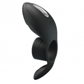 Черное кольцо на пенис с вибрацией Vibration Penis Sleeve - Baile - в Рыбинске купить с доставкой