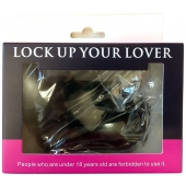 Черные меховые наручники Love с ключиками - Baile - купить с доставкой в Рыбинске