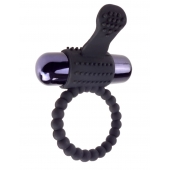 Черное эрекционное виброкольцо Vibrating Silicone Super Ring - Pipedream - в Рыбинске купить с доставкой