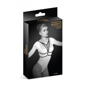 Черная упряжь на грудь Laura - Bijoux Pour Toi - купить с доставкой в Рыбинске