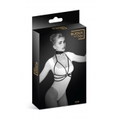 Черная упряжь на грудь Julia - Bijoux Pour Toi - купить с доставкой в Рыбинске