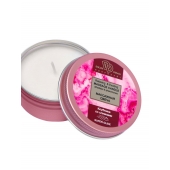 Массажная свеча  Клубника в сливках - БиоМед - купить с доставкой в Рыбинске