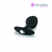 Черная пробка Mystim Rocking Vibe S с возможностью подключения к электростимулятору - 9,7 см. - MyStim - купить с доставкой в Рыбинске