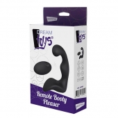Черный вибромассажер простаты REMOTE BOOTY PLEASER - Dream Toys - в Рыбинске купить с доставкой