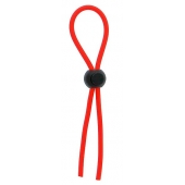 Красное эрекционное лассо с одной бусиной-утяжкой STRETCHY THIN LASSO - Dream Toys - в Рыбинске купить с доставкой
