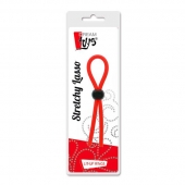 Красное эрекционное лассо с одной бусинкой-утяжкой STRETCHY THICK LASSO - Dream Toys - в Рыбинске купить с доставкой