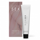 Лубрикант на водной основе Slow Sex Anal Play Gel - 30 мл. - Bijoux Indiscrets - купить с доставкой в Рыбинске