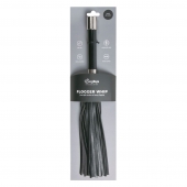 Черная плеть Easytoys Flogger With Metal Grip - 38 см. - Easy toys - купить с доставкой в Рыбинске