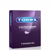 Презервативы Torex  Ультратонкие  - 3 шт. - Torex - купить с доставкой в Рыбинске