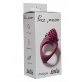 Бордовое эрекционное виброкольцо Pure Passion Midnight - Lola Games - в Рыбинске купить с доставкой