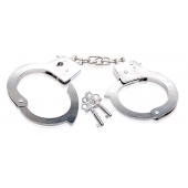 Металлические наручники Beginner s Metal Cuffs - Pipedream - купить с доставкой в Рыбинске