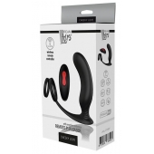 Черный массажер простаты REMOTE P-PLEASER - Dream Toys - в Рыбинске купить с доставкой