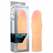 Телесная насадка-удлинитель на пенис PERFORMANCE 1.5INCH COCK XTENDER - 16 см. - Blush Novelties - в Рыбинске купить с доставкой