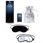 Набор из двух масок на глаза Soft Blindfold Twin Pack - Fifty Shades of Grey - купить с доставкой в Рыбинске