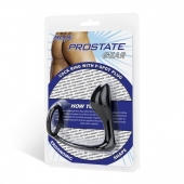 Стимулятор простаты с фиксацией эрекционным кольцом Prostate Gear - BlueLine - в Рыбинске купить с доставкой