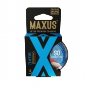 Классические презервативы в пластиковом кейсе MAXUS Classic - 3 шт. - Maxus - купить с доставкой в Рыбинске