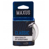 Классические презервативы в пластиковом кейсе MAXUS Classic - 3 шт. - Maxus - купить с доставкой в Рыбинске