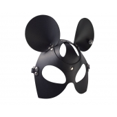 Черная кожаная маска  Мышка - Sitabella - купить с доставкой в Рыбинске