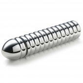 Рельефный фаллос для интенсивного электросекса Groovey George - 20 см. - MyStim - купить с доставкой в Рыбинске