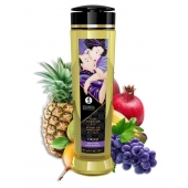 Массажное масло Libido Exotic Fruits с ароматом экзотических фруктов - 240 мл. - Shunga - купить с доставкой в Рыбинске