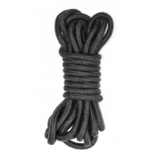 Черная веревка Do Not Disturb - 5 м. - Lola Games - купить с доставкой в Рыбинске
